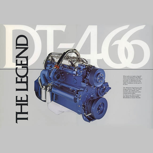 Iconic DT-466 Engine