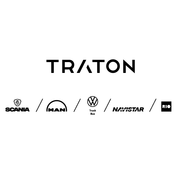 Traton logo with brands 